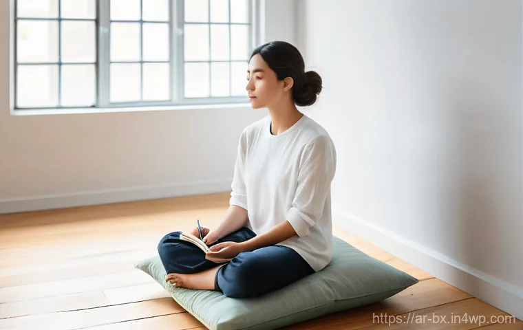 로우테크 라이프와 혼자 사는 삶 - Prompt 1: Quiet Self-Discovery and Creative Flow**